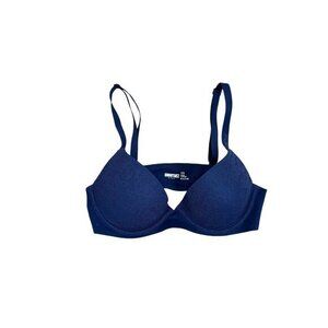 Aerie Smoothez Blue Lace Bra